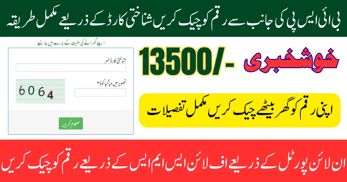 BISP 8171 CNIC Verification 2025 – How to Check Eligibility Balance & Results Online
