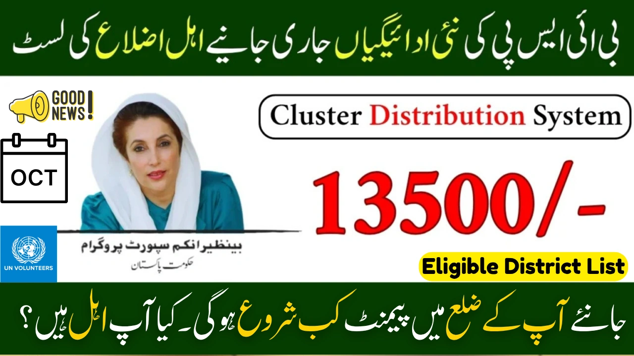 BISP 8171 October 2025 Payment – Complete Guide to the New Cluster Distribution System