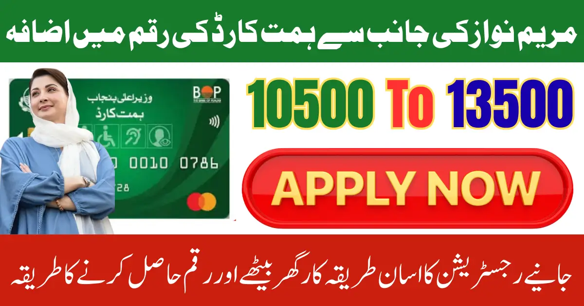 CM Punjab Himmat Card 2025 – Rs. 10500 Quarterly Support for Disabled Persons